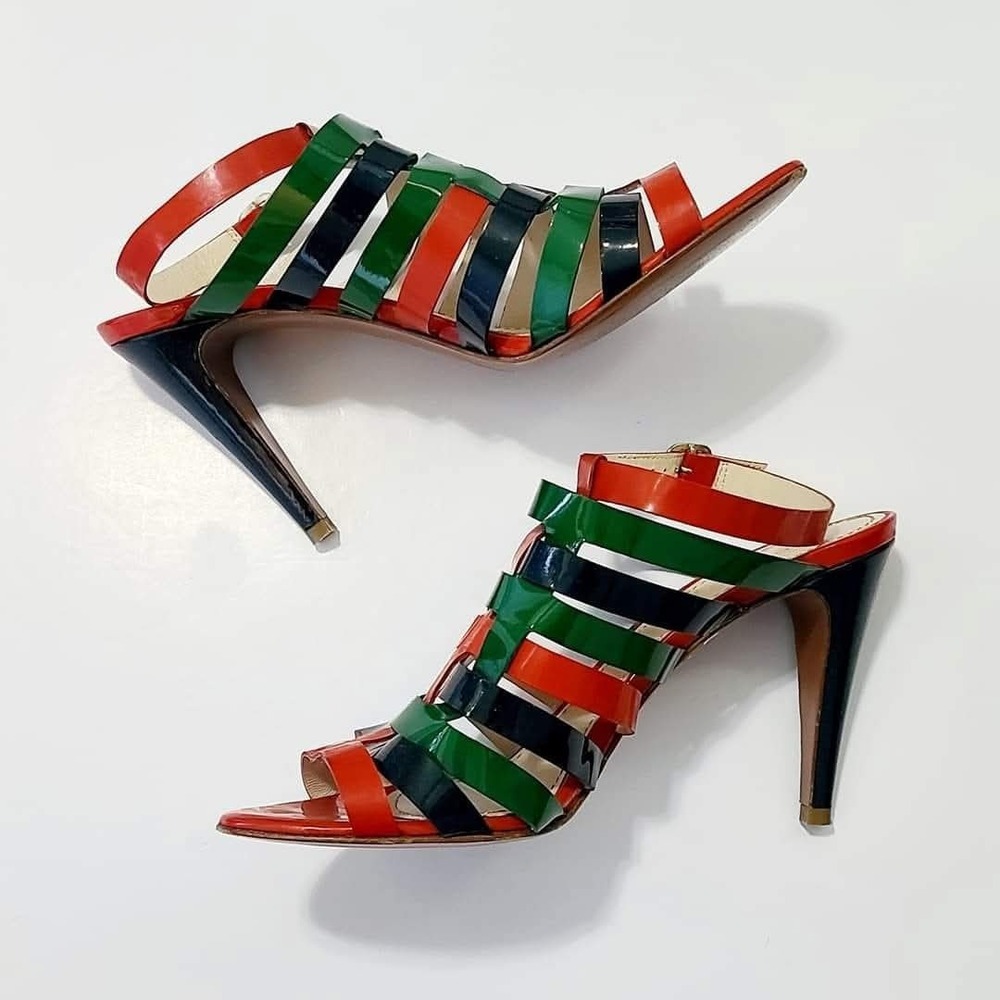 Red And Green Heels By Antonio Barbato